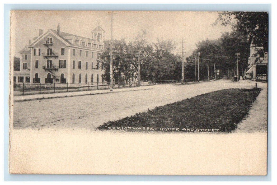 c1905 Pemigewasset House And Street Plymouth New Hampshire NH Antique Postcard