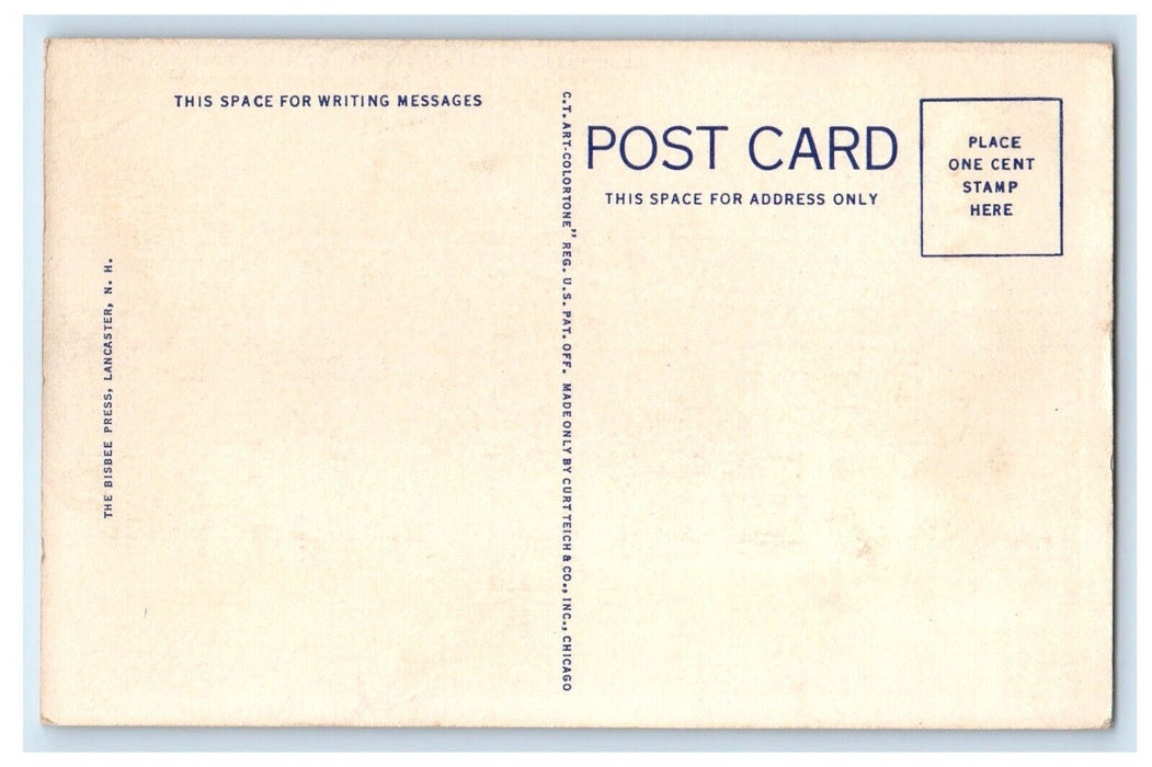 c1940 Club House Colebrook Country Club Colebrook New Hampshire Vintage Postcard