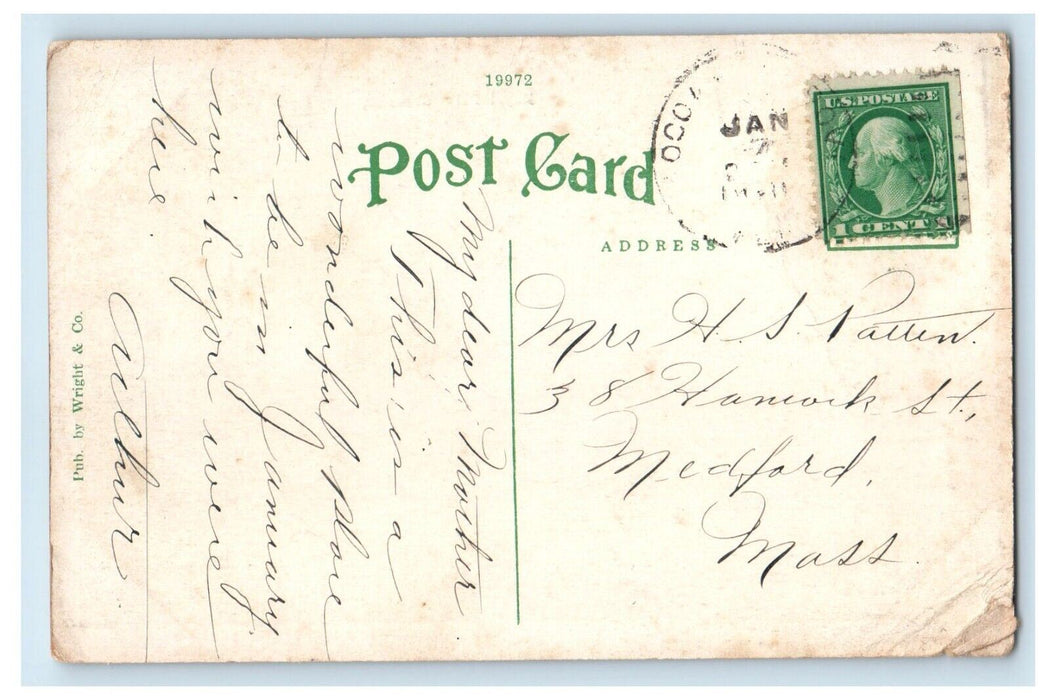 c1910's Royal Palm Grounds And Building Miami Florida FL Posted Antique Postcard