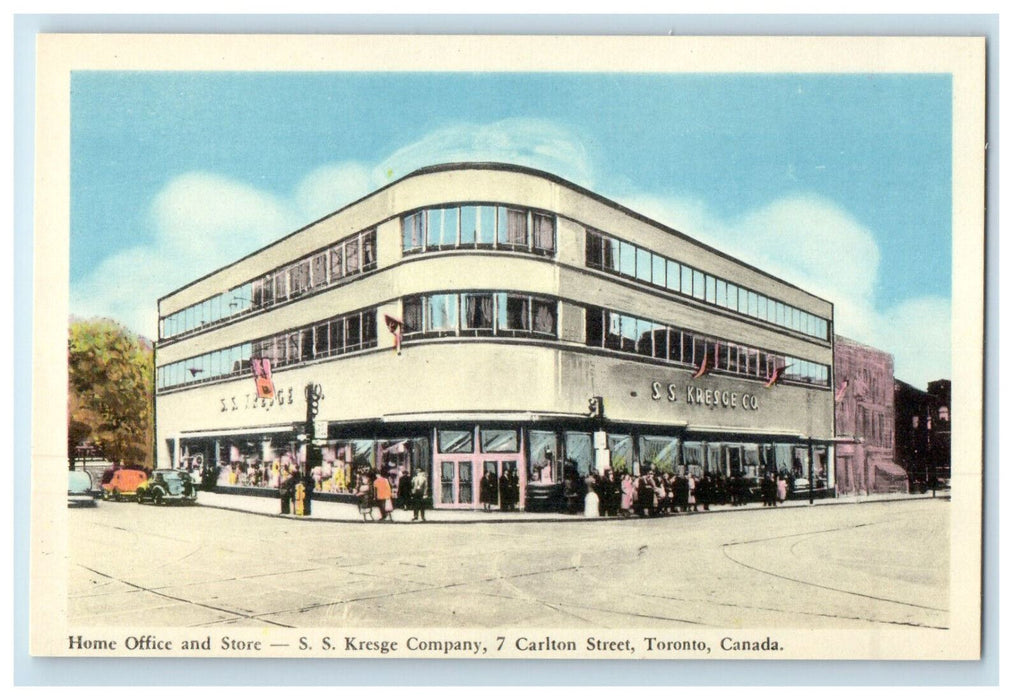 c1950's Home Office & Store SS Kresge Company Toronto Ontario Canada Postcard