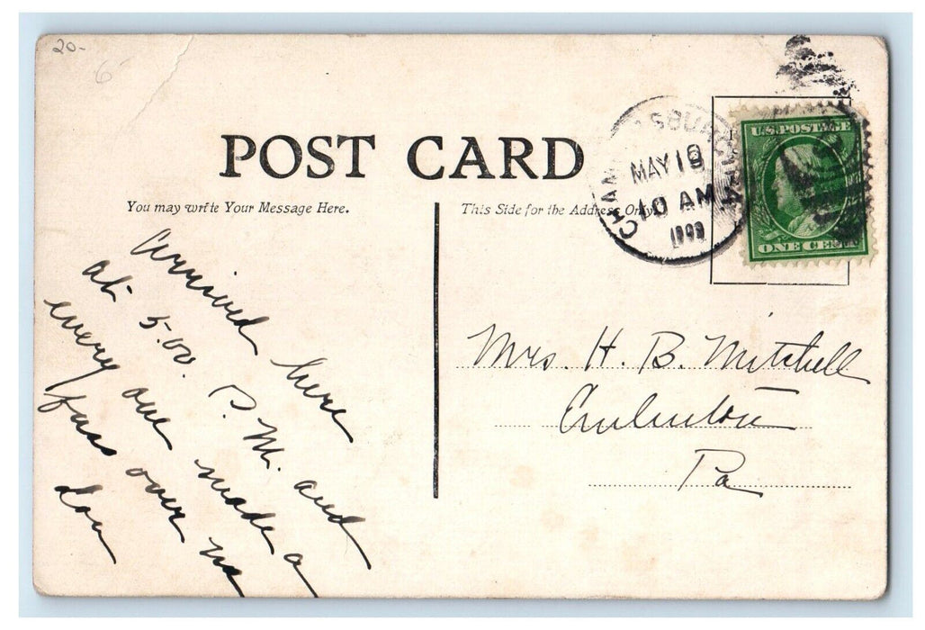 1909 Dancing Cats The Merry Widow Waltz Vredenburgh Artist Signed Postcard
