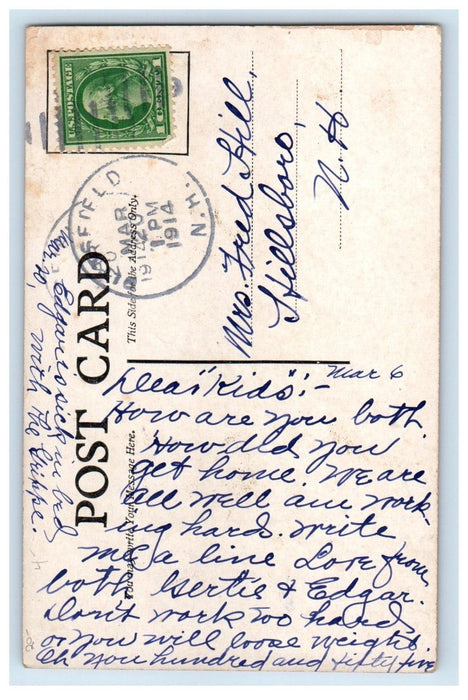 1914 Anthropomorphic Cats The Soul Kiss Vredenburgh Posted Antique Postcard