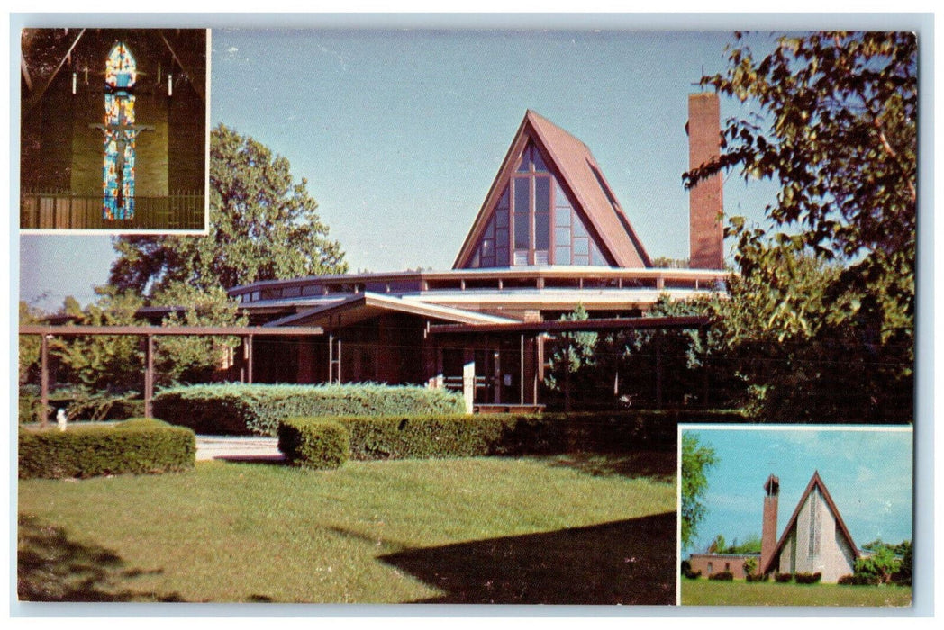 c1950's St. Peter's Church St. Peter's Drive Douglas Michigan MI Postcard