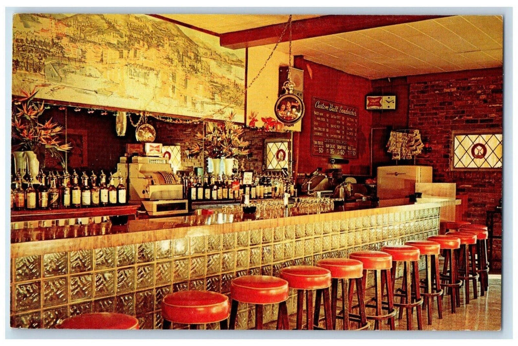 Lester's Bar Stork Club Interior View Fort Lauderdale Florida FL Postcard