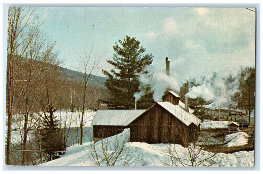 c1950's Green Mountain Sugar House Ludlow Vermont VT Vintage Postcard