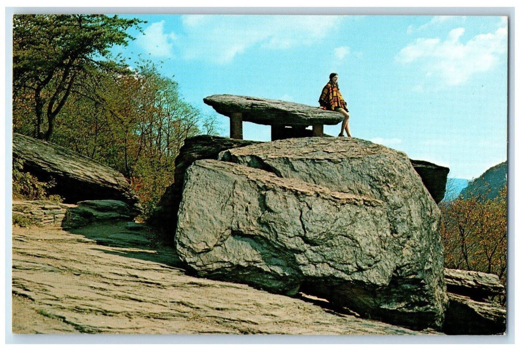 1973 View Of Jefferson Rock Harpers Ferry West Virginia WV Vintage Postcard