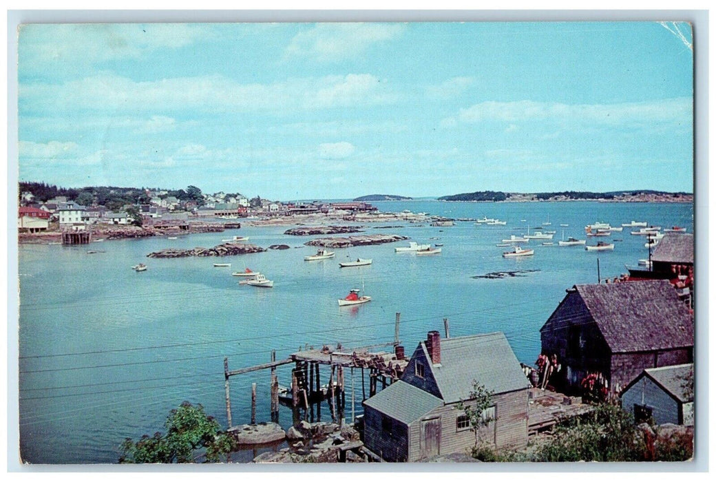 The Fishing Village Of Stonington On Picturesque Deer Isle Maine ME Postcard