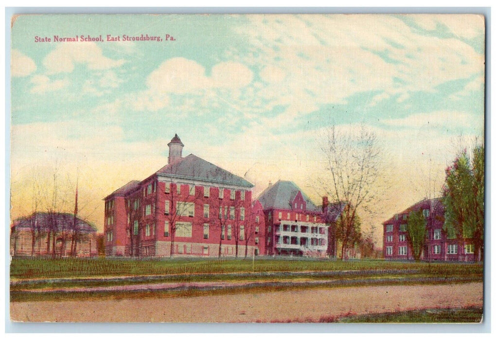 c1910's State Normal School East Stroudsburg Pennsylvania PA Antique Postcard