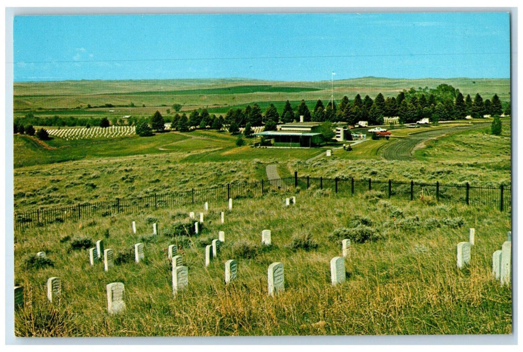 Visitor Center Musuem Custer National Cemetery Garryowen Montana MT Postcard