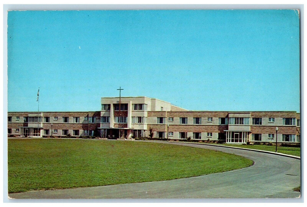 1960 Methodist Home Aged Indiana Conference Church INC Franklin Indiana Postcard