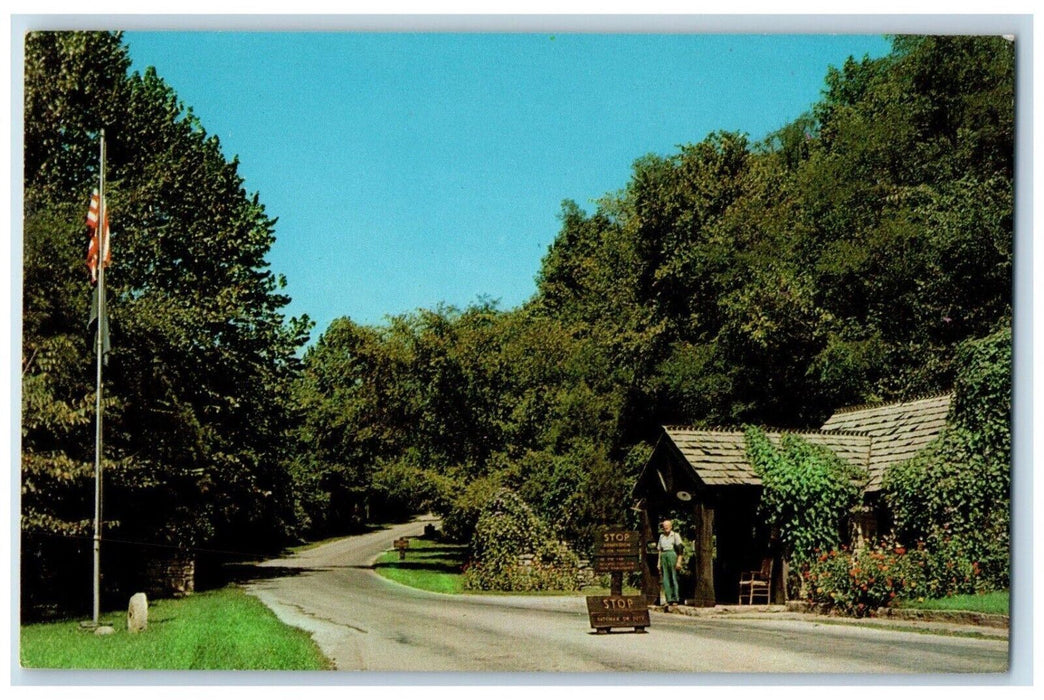 c1960 South Gate Clifty Falls State Park Department Madison Indiana IN Postcard
