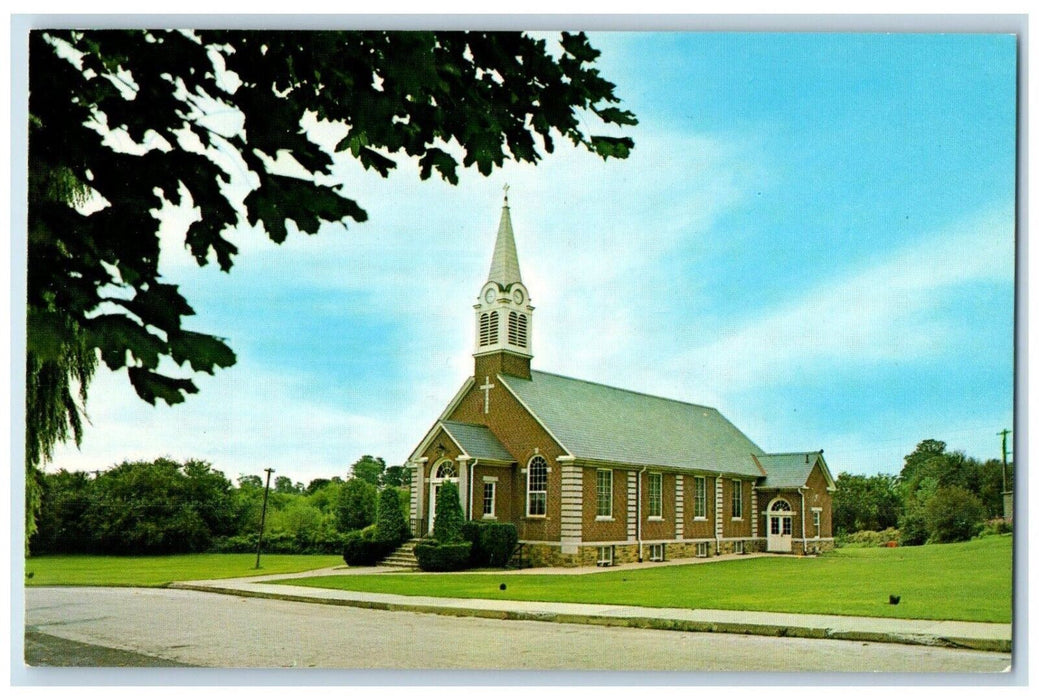 1960 Christ Home Church Chapel Undenominational Warminster Pennsylvania Postcard