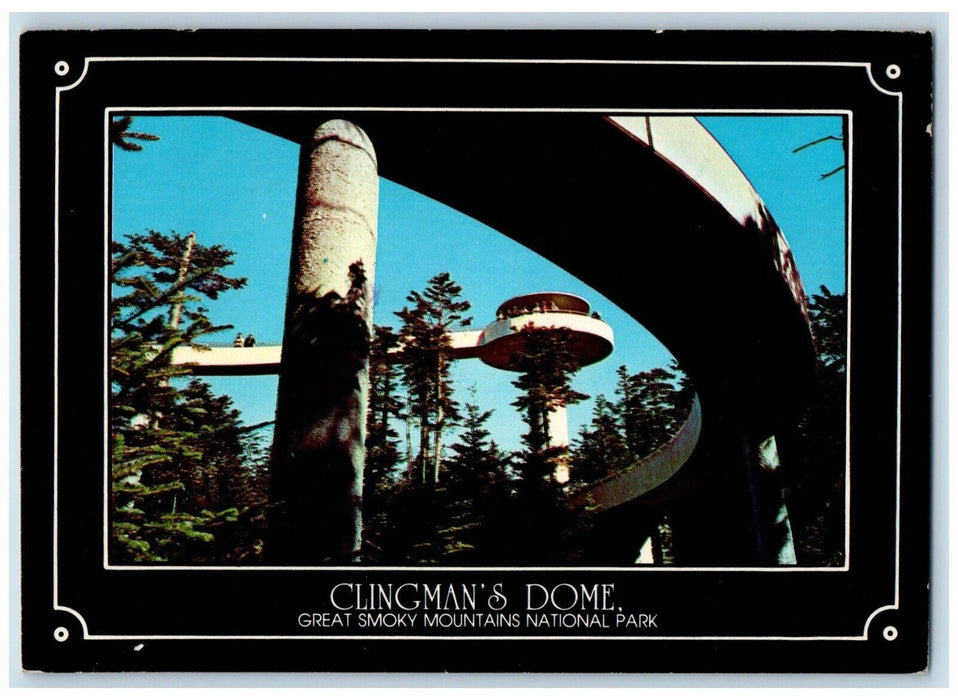 Clingman's Dome Great Smoky Mountains National Park Sevier County TN Postcard