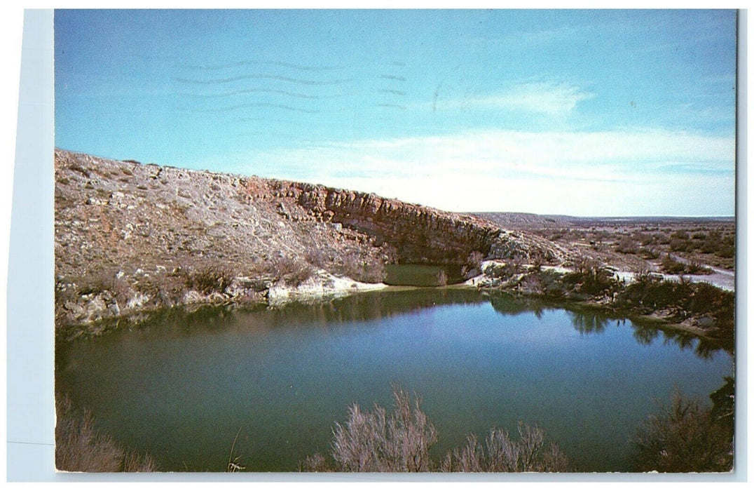 1983 View Of Bottomless Lakes State Park Roswell New Mexico NM Vintage Postcard