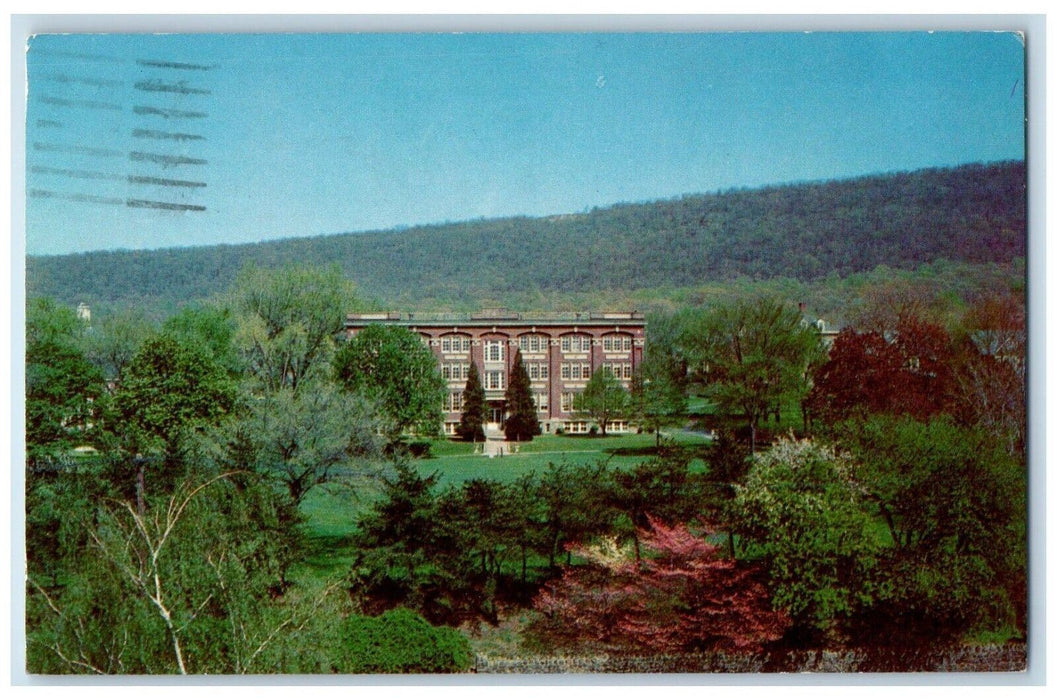 1963 Albright College Campus Administration Building Reading Penna PA  Postcard