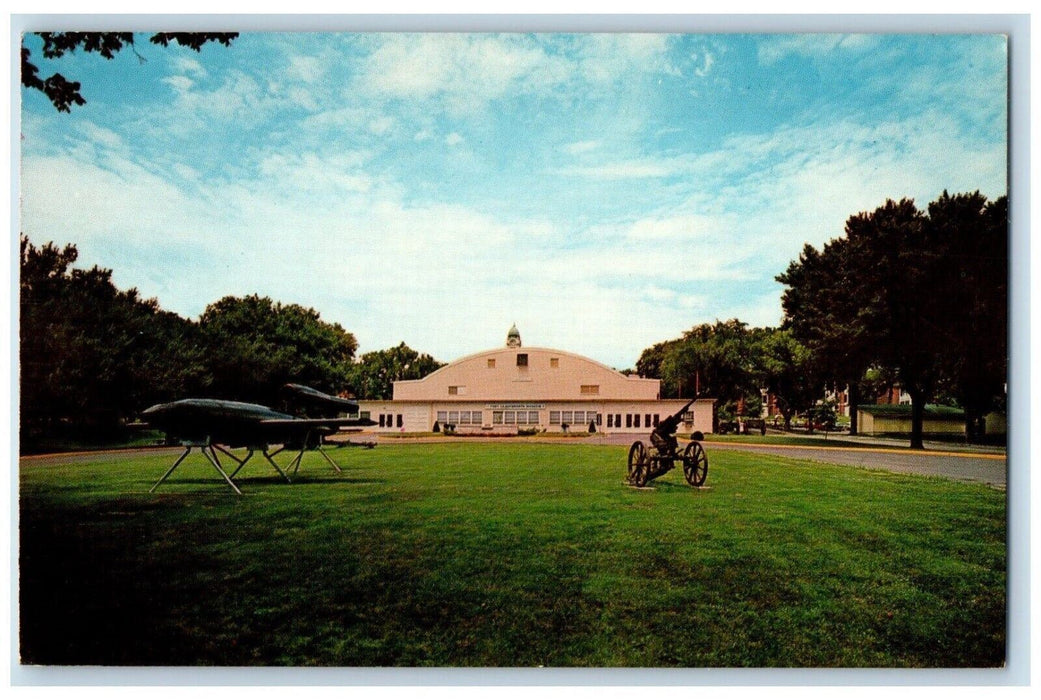 c1960 Fort Leavenworth Museum Kansas Exhibits Military Vehicle Kansas Postcard