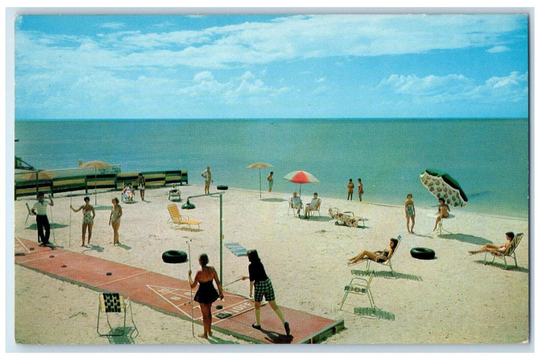 c1960's Anchor Motel Madeira Beach St. Petersburg Florida FL Postcard