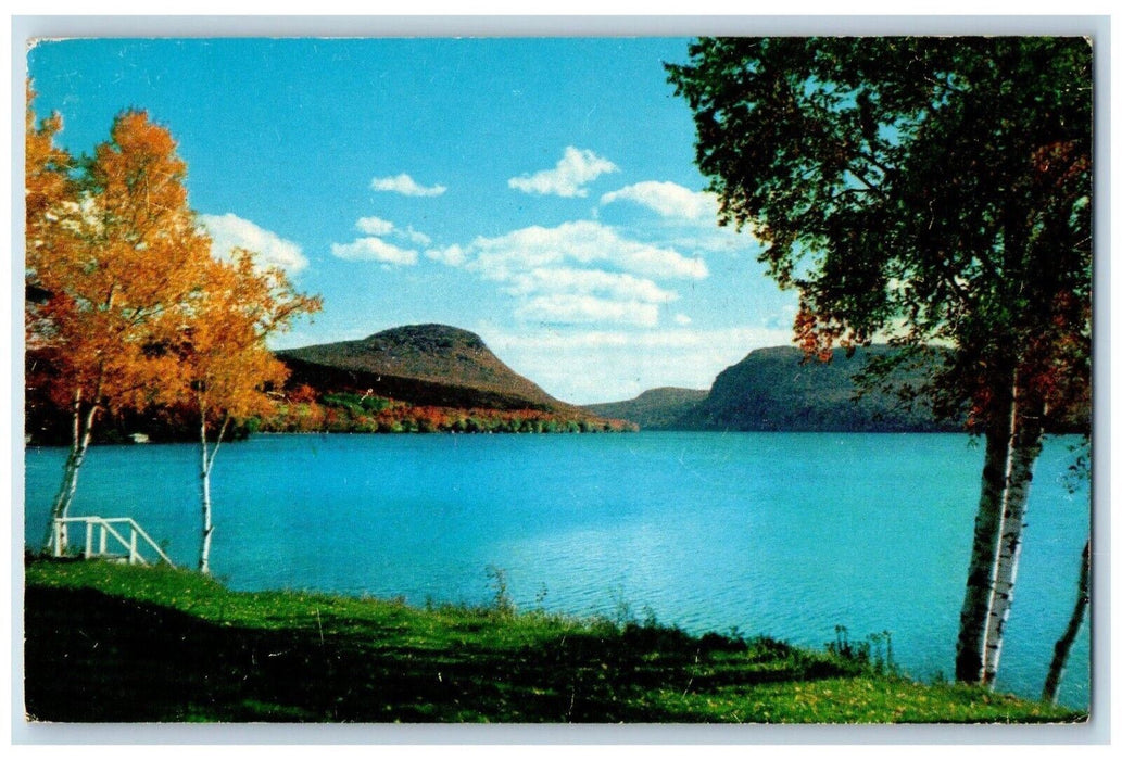 1959 Lake Willoughby Picturesque Countryside Vermont VT Vintage Antique Postcard