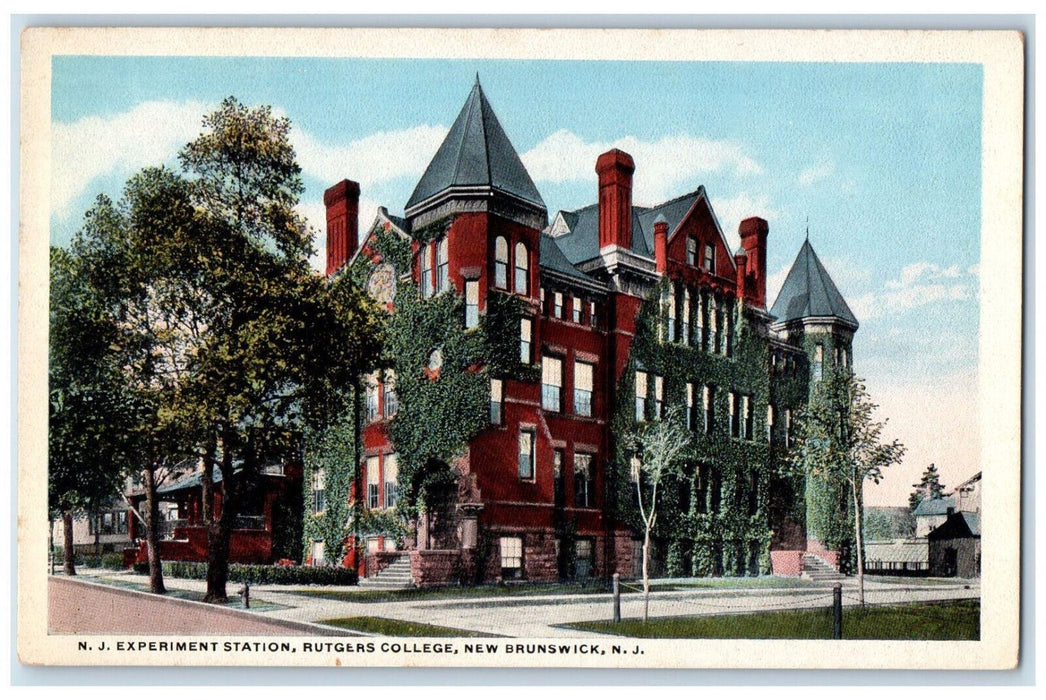 c1930's NJ Experiment Station Rutgers College New Brunswick NJ Postcard