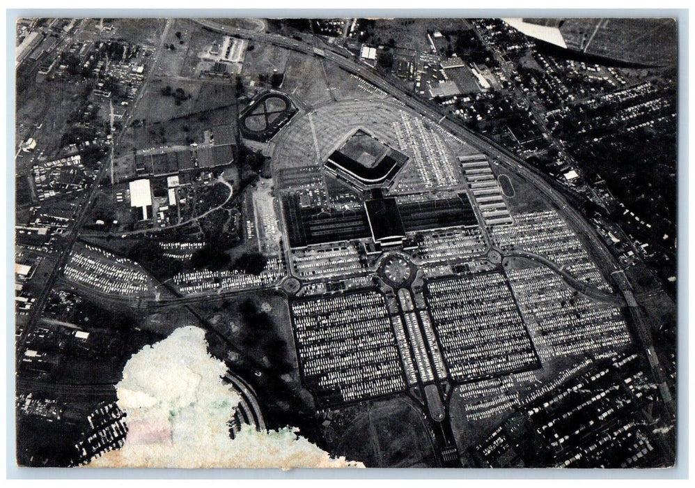 Aerial View Wally Byam Caravan Club Louisville Kentucky KY Vintage Postcard