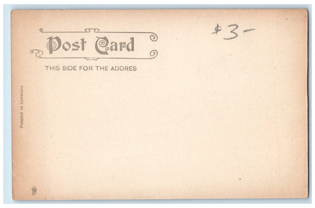c1905 Broadway Market Street Fidelity Trust Company Newark New Jersey Postcard
