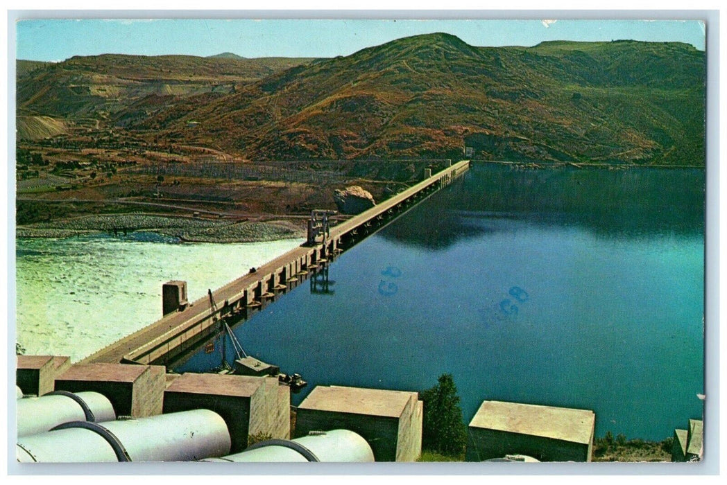 1989 Aerial View Of Grand Coulee Dam Washington WA Posted Vintage Postcard