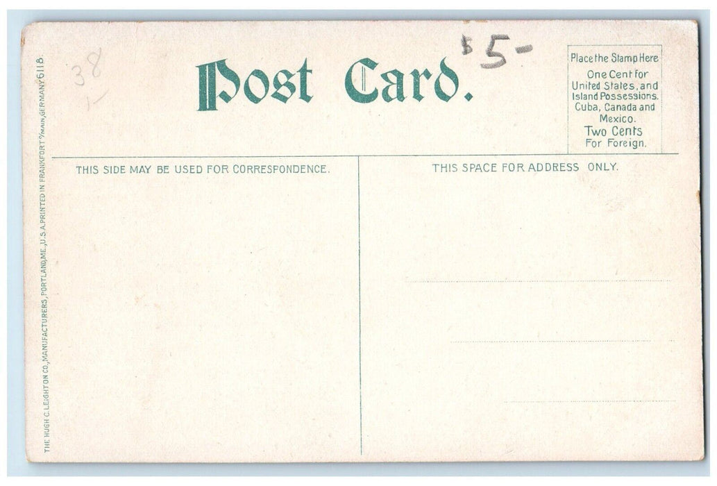 c1910 On Line LVRR Old Farmhouse Bellewood New Jersey Vintage Antique Postcard