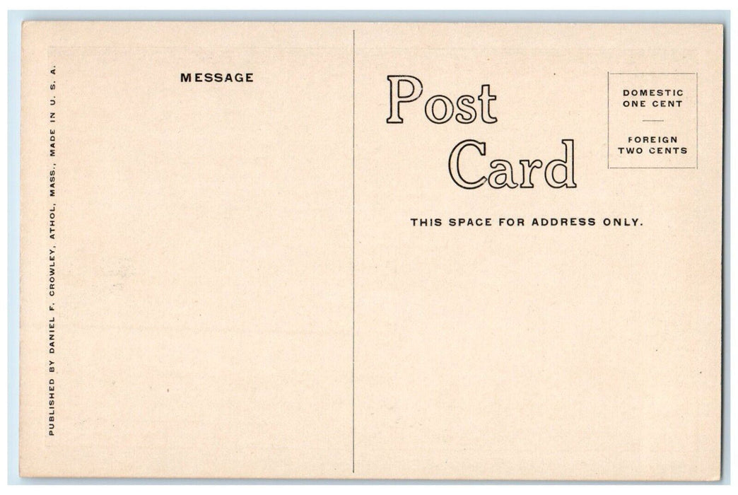 c1920 South Entrance Highland Common Athol Massachusetts Vintage Antique Postca