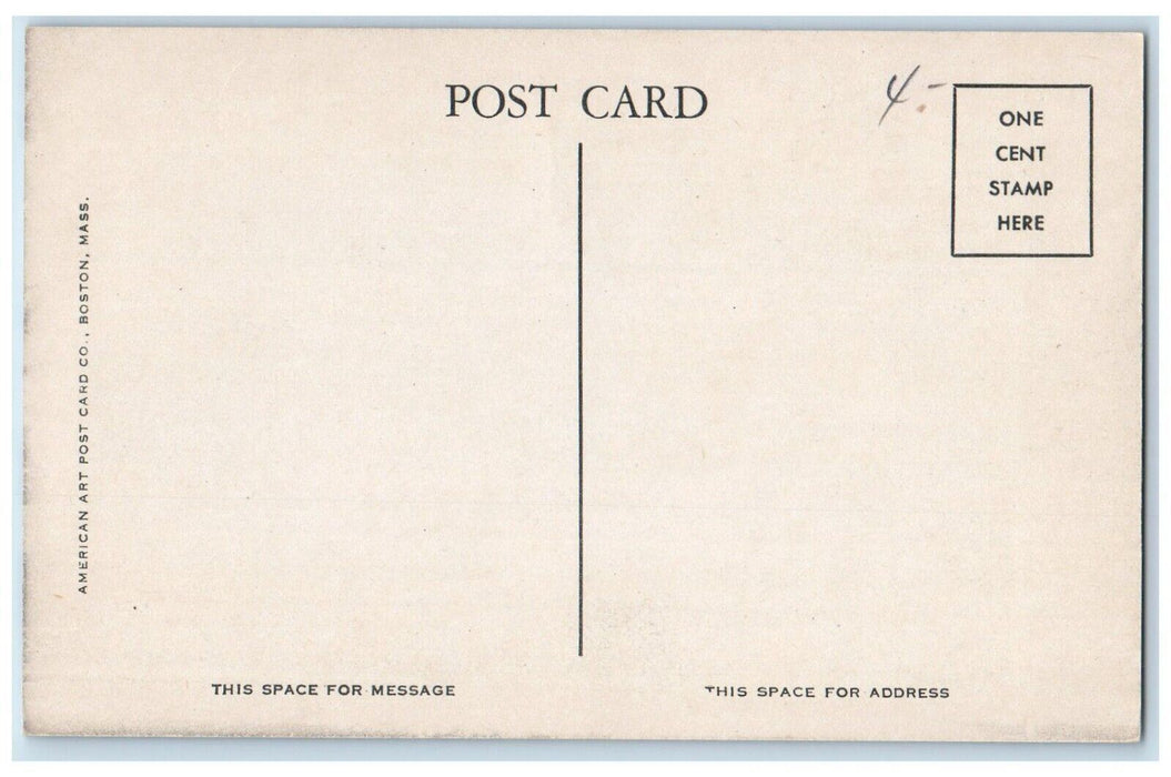 c1920 Methodist Church Chapel Belmont Massachusetts MA Vintage Antique Postcard