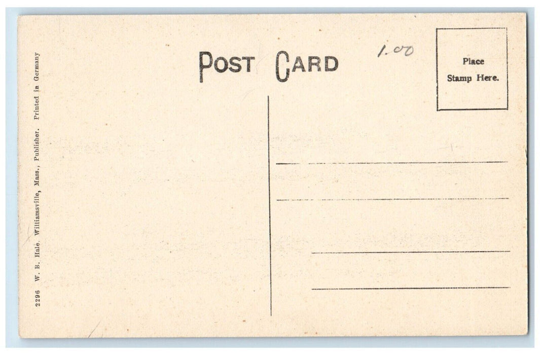 c1910 View Mills River Lake Baldwinville Massachusetts Vintage Antique Postcard