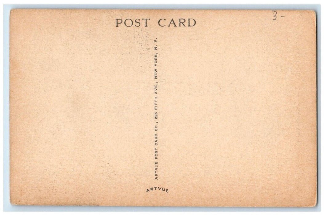 1940 Memorial Congregational Church Baldwinsville Massachusetts Artvue Postcard