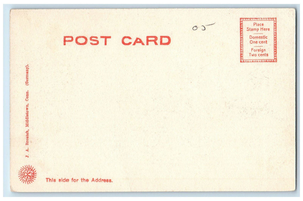 c1905 Trinity Church Middletown Connecticut CT Unposted Antique Postcard