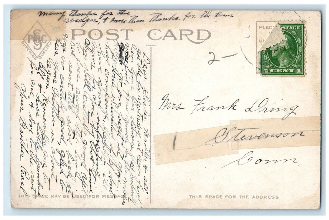 c1910 Phi Psi House Wesleyan College Middletown Connecticut CT Postcard