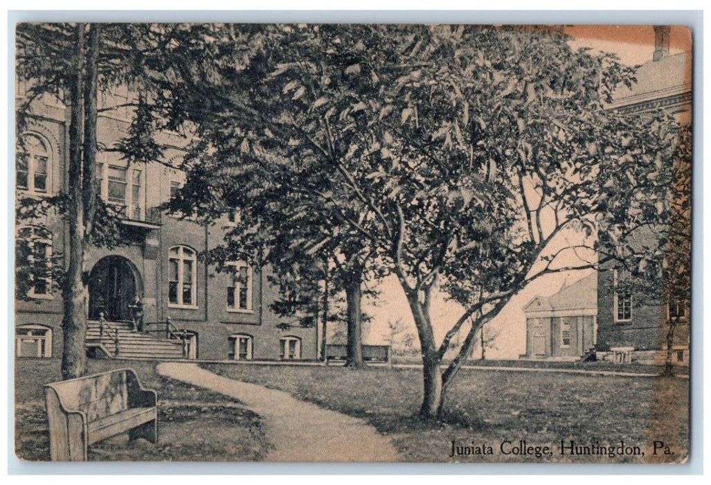 1913 View Of Juniata College Huntingdon Pennsylvania PA Antique Postcard