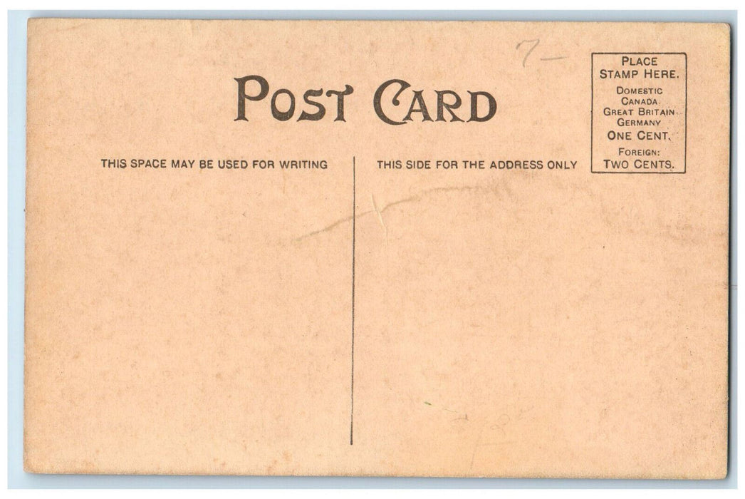 1910 Litchfield Law School First in America Litchfield Connecticut CT Postcard