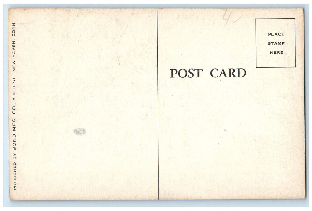 c1940's Sacred Heart RC Church Kent Connecticut CT Vintage Unposted Postcard