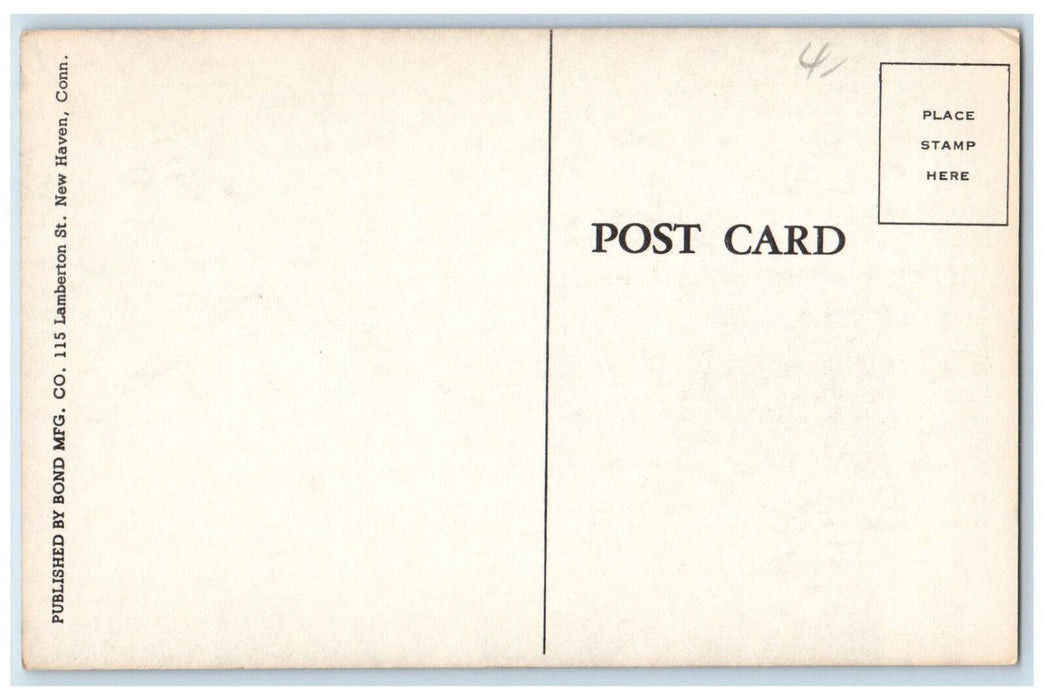 c1950's St. Andrew's Church Kent Connecticut CT Vintage Unposted Postcard