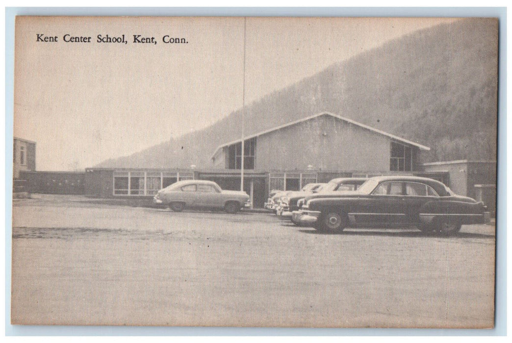 c1950's Kent Center School Kent Connecticut CT Vintage Unposted Postcard