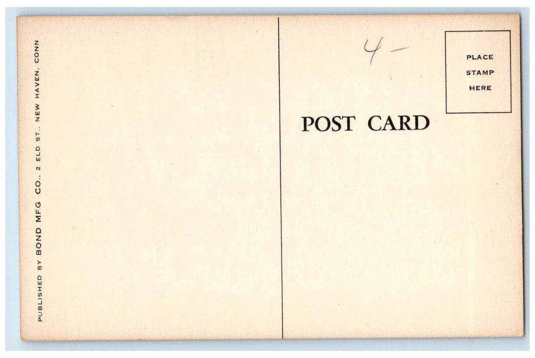 c1950's Kent Center School Kent Connecticut CT Vintage Unposted Postcard