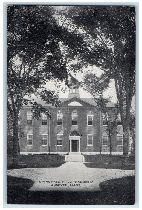 c1940 Dining Hall Phillips Academy School Andover Massachusetts Vintage Postcard