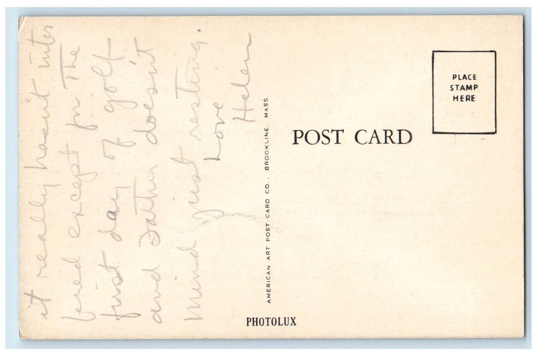 1940 Addison Art Gallery Phillips Academy Andover Massachusetts Vintage Postcard