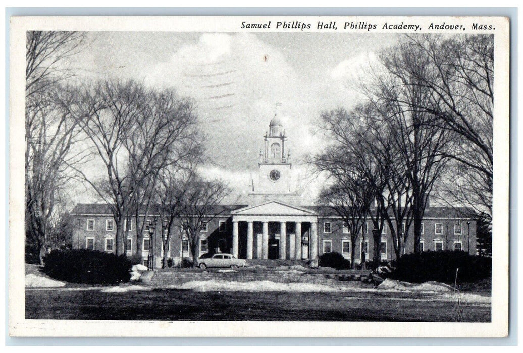 1957 Samuel Phillips Hall Phillips Academy School Andover Massachusetts Postcard