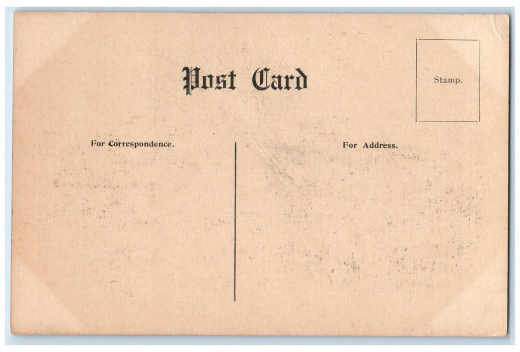 c1910 Odd Fellows Hall Amherst Street Massachusetts MA Vintage Antique Postcard