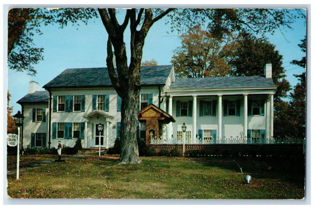 c1950's Sachem Country House New England's Finest Inn Guilford CT Postcard