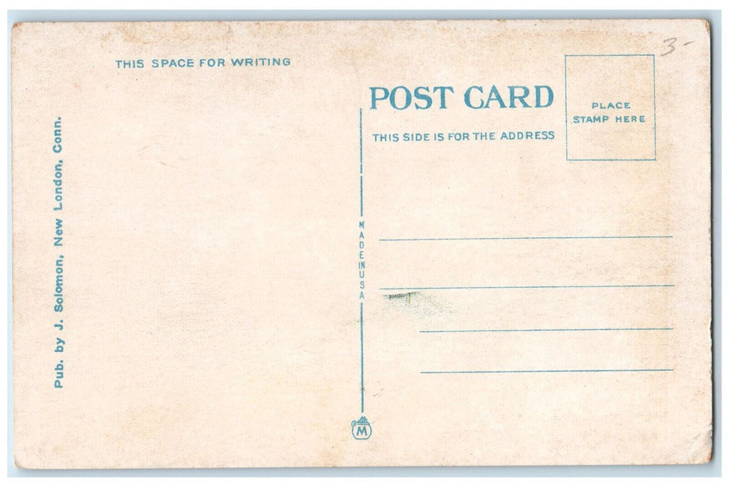 c1920's Dr. Winship's Residence Groton Connecticut CT Unposted Postcard