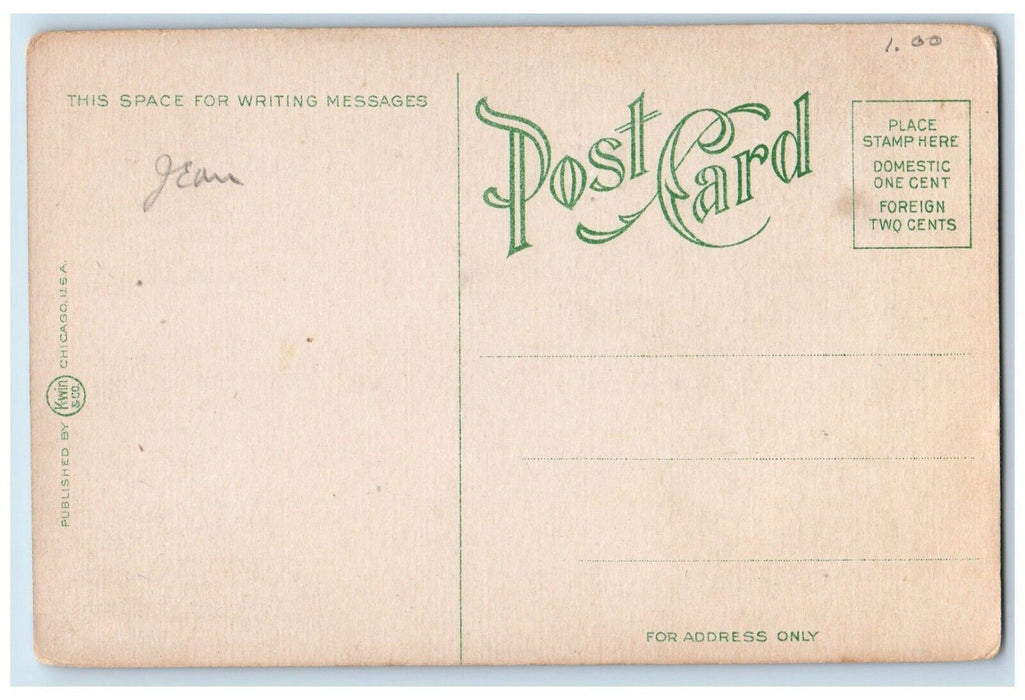 c1910's St. Mark's Catholic Church And School Altoona Pennsylvania PA Postcard