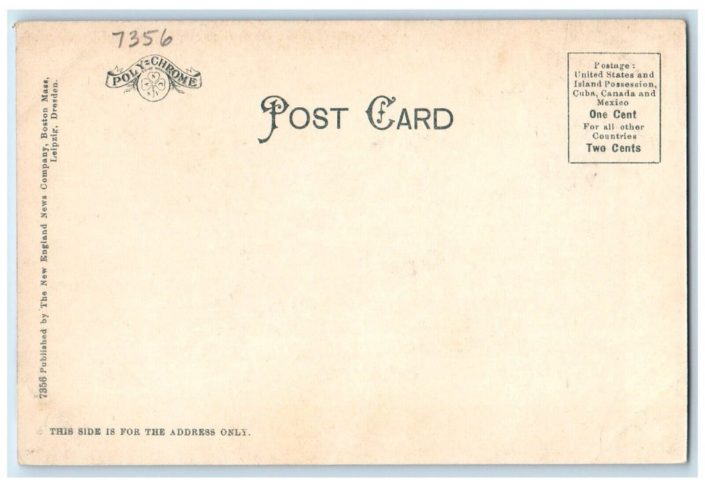c1905 Joe Jeffersons Crow Nest Buzzards Bay Massachusetts Mass Vintage Postcard