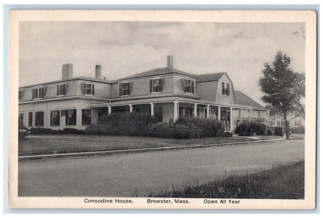 1929 Consodine House All Year Brewster Massachusetts MA Vintage Antique Postcard