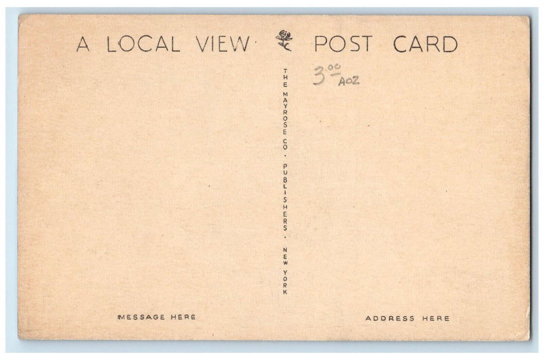 c1940's Congregational Church Woodridge New Jersey NJ Vintage Postcard