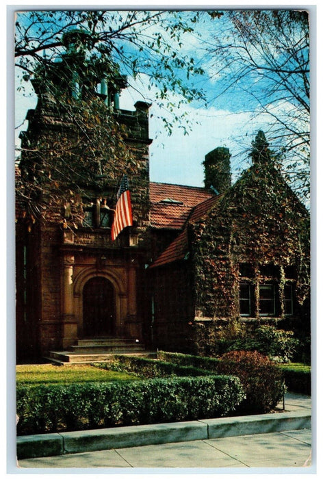 1961 The Johnson Public Library Hackensack New Jersey NJ Vintage Posted Postcard